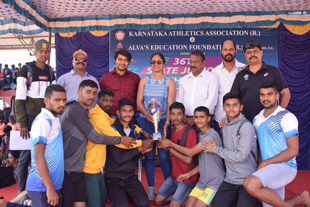 Alvas emerged as champion at sports meet | 36ನೇ ರಾಜ್ಯ ಜ್ಯೂ. ಅಥ್ಲೆಟಿಕ್ ಕ್ರೀಡಾಕೂಟ: ಆಳ್ವಾಸ್ ಸ್ಪೋರ್ಟ್ಸ್ ಕ್ಲಬ್ ಸಮಗ್ರ ಚಾಂಪಿಯನ್
