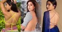 sara ali khan sexy back saree bikini dress