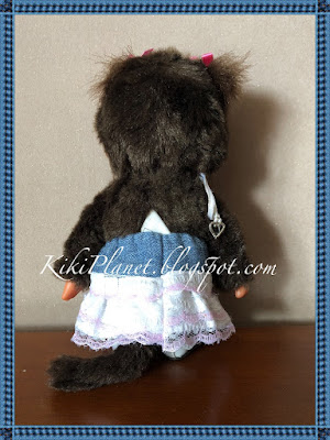 kiki monchhichi couture sewing jupe skirt vêtement doll poupée handmade fait main