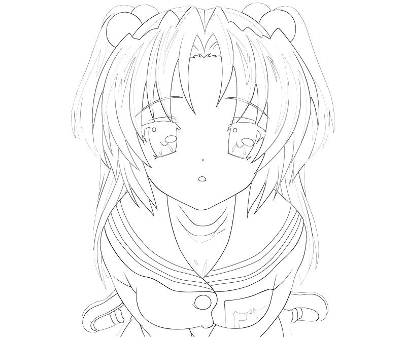 printable-clannad-kotomi-ichinose-book_coloring-pages
