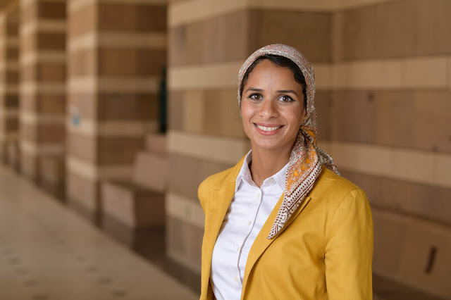 مريم عبد العظيم الأستاذ المساعد في قسم الهندسة المعمارية