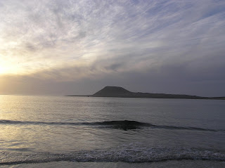 Sur de La Graciosa vista desde el Risco de Famara. Parque Natural del Archipiélago Chinijo