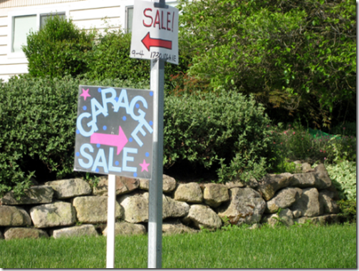 cute yard sale signage