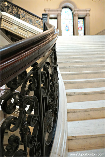 Baranda de Hierro de las Escaleras Principales del Massachusetts State House