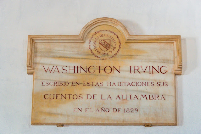 Placa de  Washington Irving
