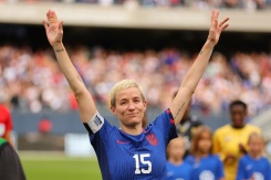 Megan Rapinoe, joueuse de football américaine