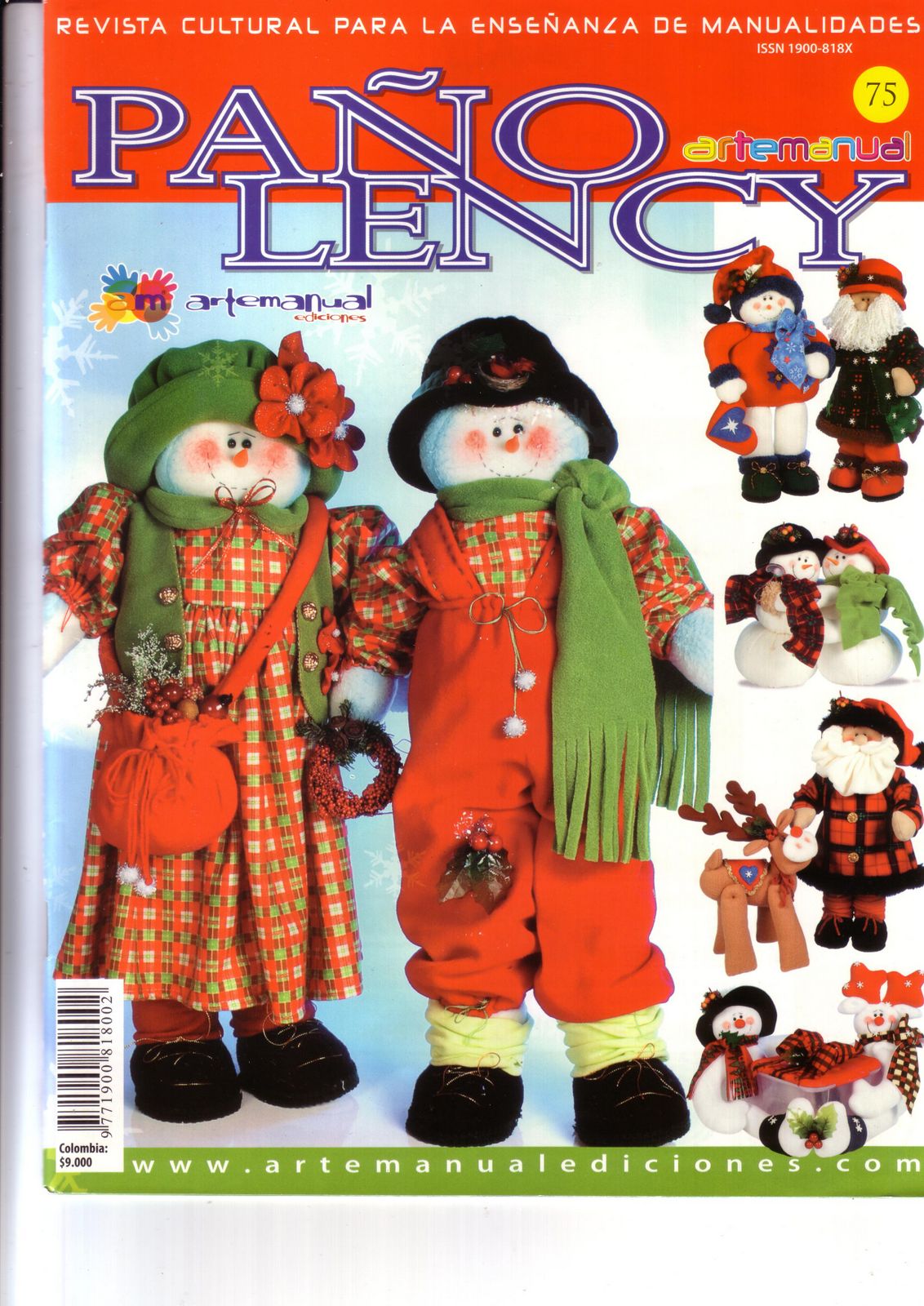 Muñecos navideños | Revista Paño lency