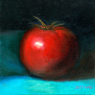 Tomato Oil Painting by Jeff Ward