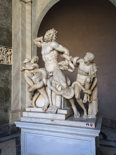 Laocoon and his son in the Vatican Museum