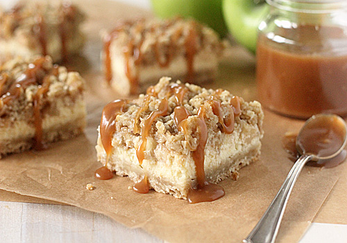 The Galley Gourmet: Caramel Apple Cheesecake Bars with ...
