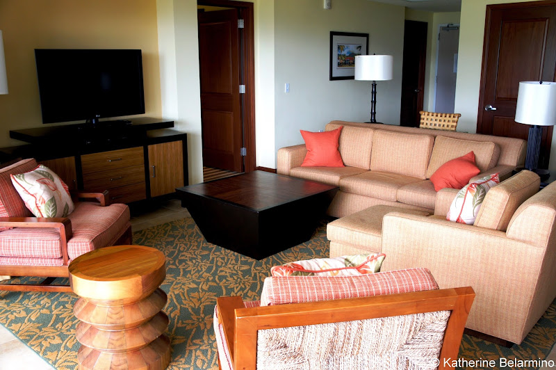 Marriott's Kauai Lagoons Living Room Hawaii