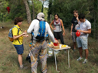 Col·laboradors del darrer avituallament