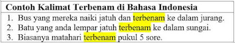 26 Contoh Kalimat Terbenam di Bahasa Indonesia dan Pengertiannya