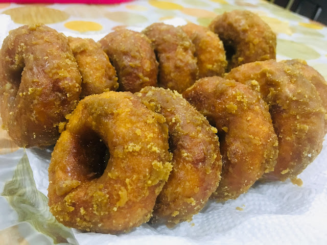 Mudahnya Buat Kuih Keria Gula Melaka Dengan Ubi Keledek 