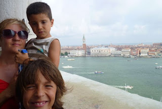 Las mejores panorámicas de Venecia son desde  la Iglesia de San Giorgio Maggiore.