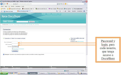 Docushare ingreso de usuarios