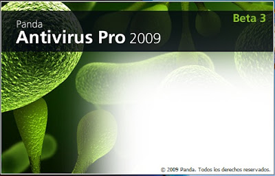  Panda Antivirus Pro 2009 for Windows 7 start up screen