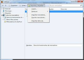 Marcadores de firefox
