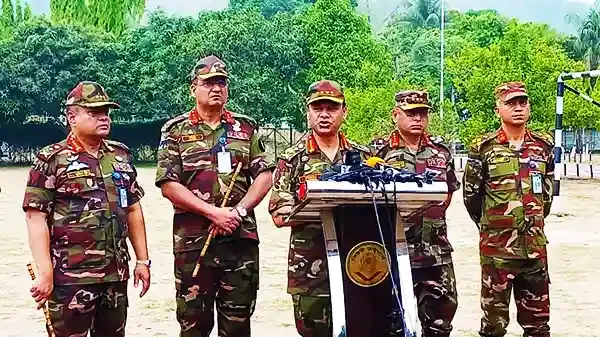 জনগণ দেখতে পাবে যে সন্ত্রাসীদের কোন জায়গা নেই  সেনাপ্রধান