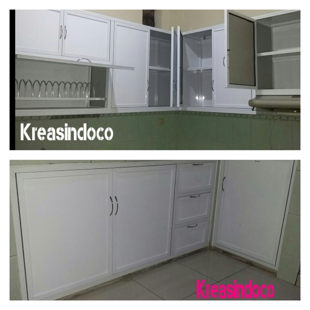 Model dan Warna Kitchen  Set  Aluminium ACP Kreasindoco co 