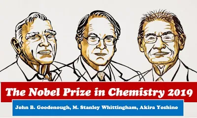 Nobel Prize 2019 In Chemistry Awarded to John Goodenough, M. Stanley Whittingham and Akira Yoshino