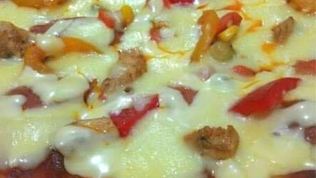 Pizza Masak Atas Kuali, Lembut & Rangup.