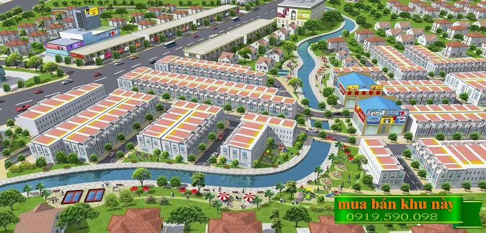 Phối cảnh tổng thể dự án Châu Đức Green Pearl tại Bà Rịa Vũng Tàu