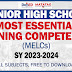 SHS - MOST ESSENTIAL LEARNING COMPETENCIES (MELCs) SY 2023-2024