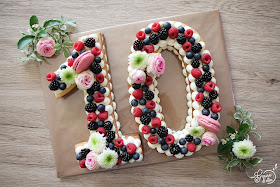 Number Cake Fruits Rouges 10 ans Recette Facile Rapide Pas chère Idée Mûre Myrtille Framboise Cuisine Addict Cuisineaddict Une Graine d'Idée