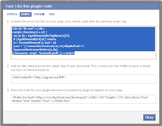 Copy Like Box XFBML Code