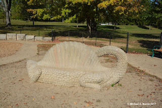 Dinosaur Bench by William Galloway- Bloomington, In