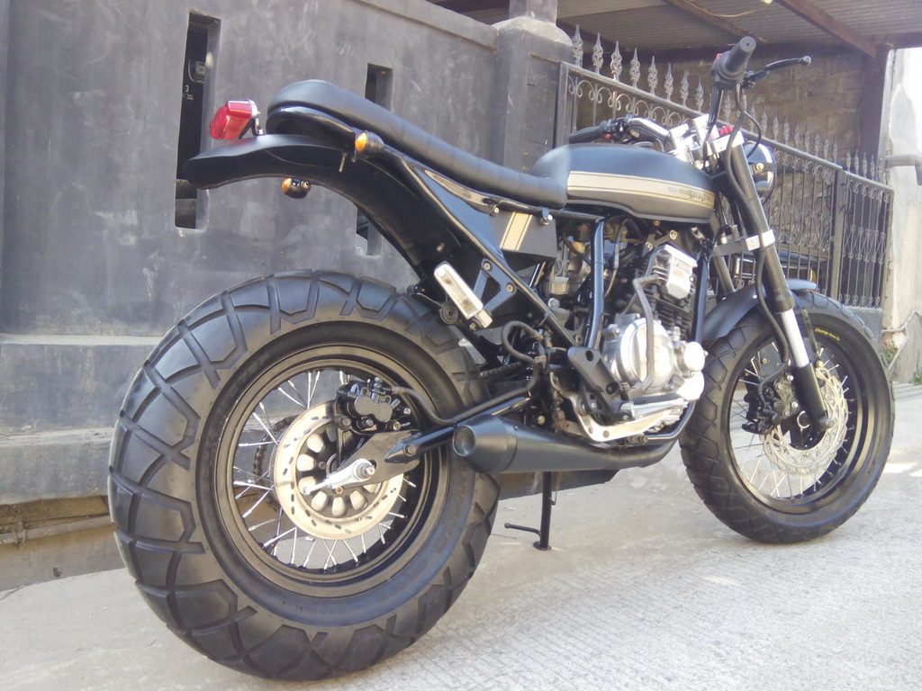 Dijual Yamaha Scorpio Modif Street Scrambler BANDUNG LAPAK