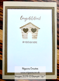 #SFA DT challenge: New Home Card Using Stampin' Up! Happy Tails Nigezza Creates