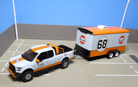 greenlight gulf ford f-150 trailer