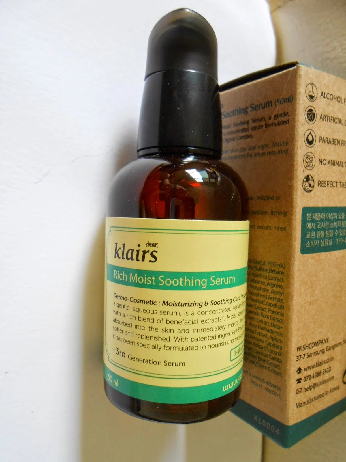 Klairs Rich Moist Soothing Serum