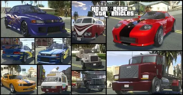GTA San Andreas HD Universe Vehicles Pack For PC