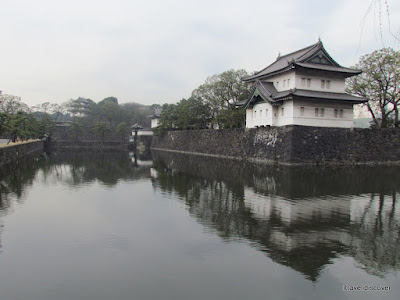 From outside looking across the moat into the Imperial Palace East Garden