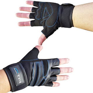 Fit Four F4W Weightlifting Glove with Wrist Support - Gloves For Workout, Weight Lifting Cross Training and Crossfit - Men and Women