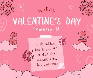 Image of happy valentines day wish for girlfriend