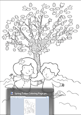 Spring Coloring Pages