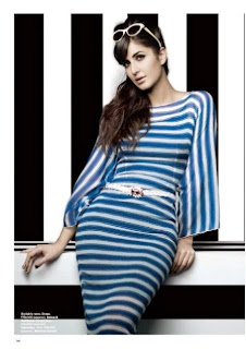 katrina-kaif-wearing-a-designer-blue-lined-design-in-harpers-bazaar-india-magazine