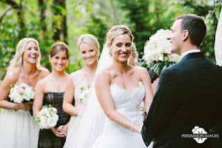 David and Laura's wedding on the Centennial Green at the Salish Lodge and Spa