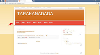 Cara Cepat Membuat Navigasi Menu Label di Blog Baru