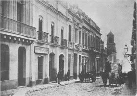 Montevideo(La ciudad vieja) a fines del siglo pasado(Calle Zavala hacia el puerto)