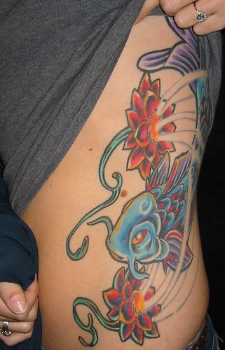 Flower Hip Tattoos