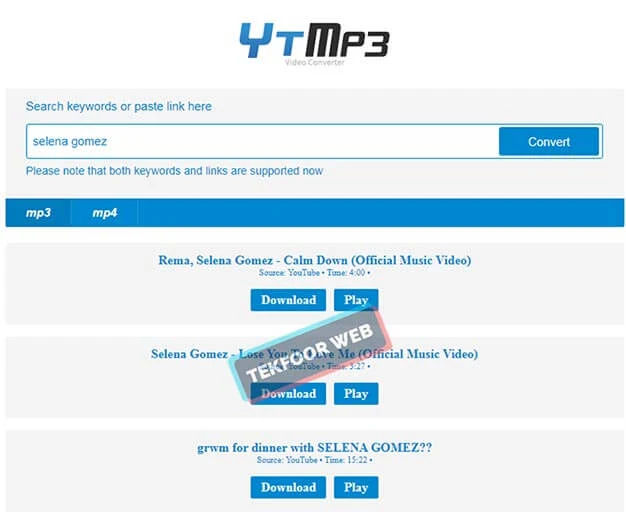 موقع YTMP3.cc