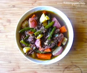 Make your leftover pot roast do double duty by transforming it into a beef stew using homemade beef stock, fresh veggies and spices. This melt-in-your-mouth and flavorful stew is a great excuse for making extra pot roast.