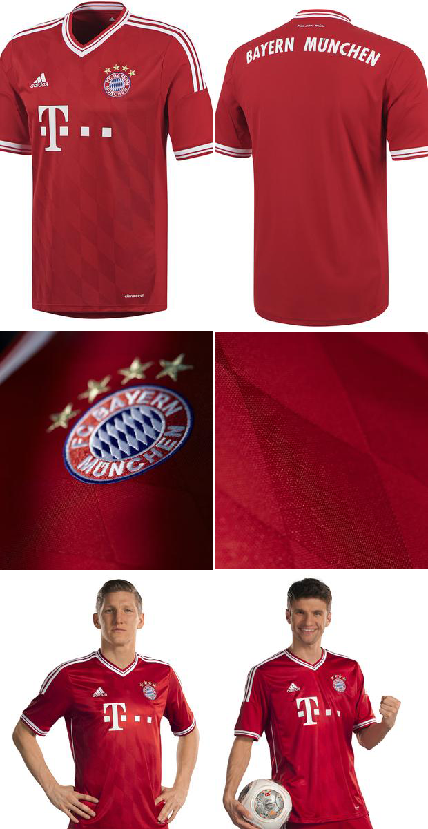 Novas camisas do Bayern de Munique