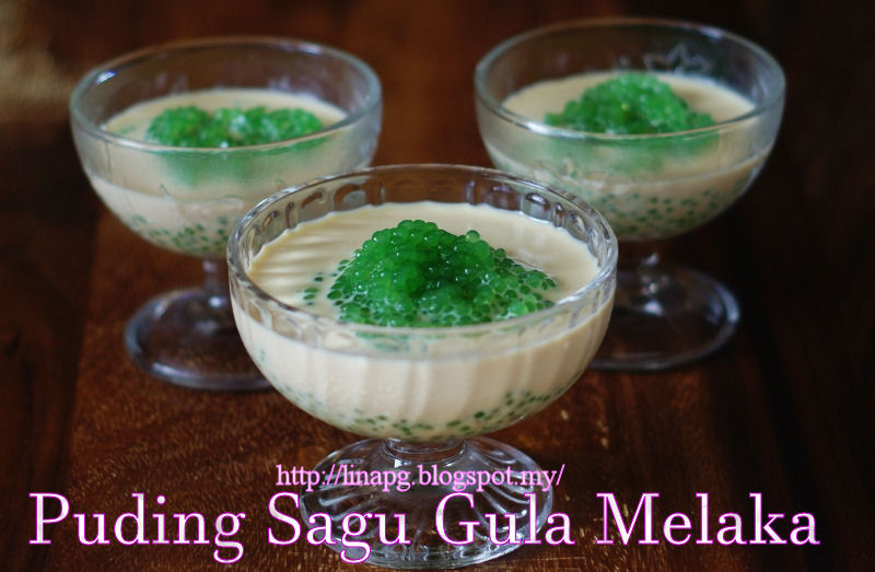 Puding Sagu Gula Melaka Sedap Dimakan Sejuk - TERATAK 