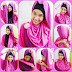 Tutorial Jilbab Pashmina Glitter